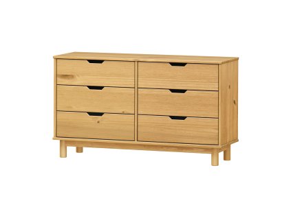 Komoda 3+3 zásuvky BONITO 2 vosk