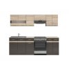 Kuchyňská linka Junona Modul 240 cm, wenge/dub sonoma