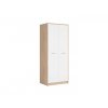 Šatní skříň 2dveřová Nepo Plus dub sonoma/bílá SZF2D