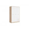 Šatní skříň 3dveřová Nepo Plus dub sonoma/bílá SZF3D2S