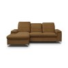BENETON MINI - Levá rohová sedací souprava - látka SKOŘICOVOMEDOVÁ -VENA 02 - kolekce "MRS"(Bergamo mini) (K250-S) NOVÁ LÁTKA