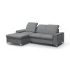 BENETON MINI - Levá rohová sedací souprava - látka ŠEDÁ -VENA 18 - kolekce "MRS"(Bergamo mini) (K250-S) NOVÁ LÁTKA