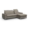 BENETON MINI - Pravá rohová sedací souprava - látka HNĚDÁ -VENA 14 - kolekce "MRS"(Bergamo mini) (K250-S) NOVÁ LÁTKA