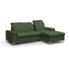 BENETON MINI - Pravá rohová sedací souprava - látka OLIVOVÁ -VENA 5 - kolekce "MRS"(Bergamo mini) (K250-S) NOVÁ LÁTKA