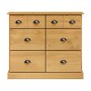 Komoda 4+2 zásuvky STANFORD vosk