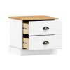 Noční stolek STANFORD bílý lak