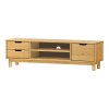 TV stolek 1 dveře + 2 zásuvky BONITO 2 vosk