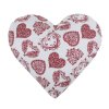 Polštářek srdíčko krajkové srdce