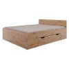 Dvoulůžko NEST 160x200 dub Artisan