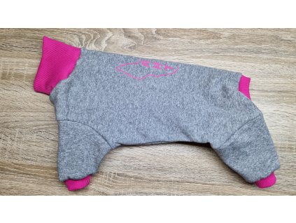 Overal teplý warmkeeper - Šedá/fuchsie AHT - fena