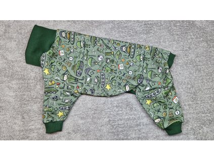 Overal teplý hypoalergenní - Vojáčci - UNI/pes