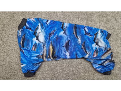 Overal lehký - Delfíni - UNI/pes