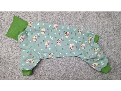 Overal lehký, vyšší krk - Zelená duha - fena