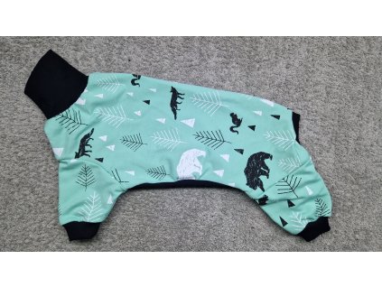 Overal teplákovina nepočesaná - Les mentol - fena