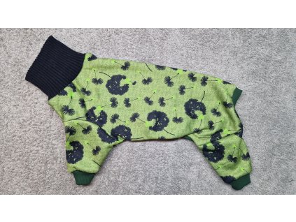 Overal teplý warmkeeper - Pampelišky na zelené - UNI/pes