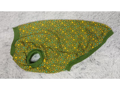 Tílko - Srdíčka zelené - UNI/pes