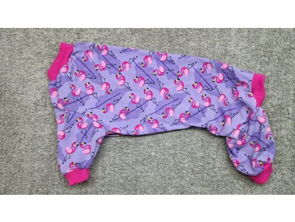 Overal lehký - Plameňáci růžoví - fena