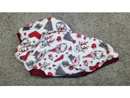 Vánoční tílko - Vánoce na ecru - UNI/pes