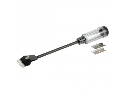 Schaber mit wechselbaren Scheiben