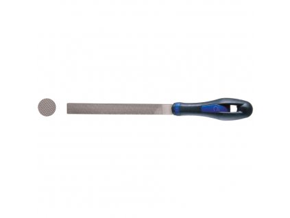 Flache Werkstattfeile 150 mm, mit ergonomischem Griff, 16 × 4 mm, Sek. 3