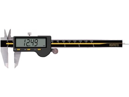Digitaler Messschieber 0 - 150 mm mit extra großem LCD-Display ASIMETO