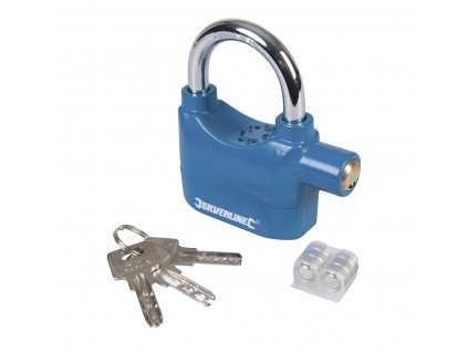 Vorhängeschloss mit Alarm 70 mm Silverline