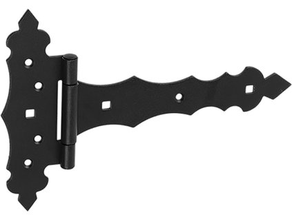 Zierscharnier 200 × 50 × 170 × 2,5 mm ZOB 200 SCHWARZ