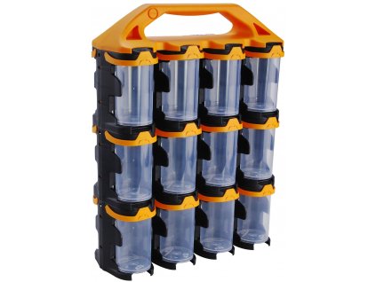 Tragbares, modulares Kleinteilemagazin, 24 Module