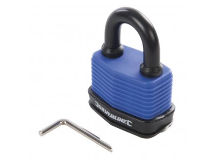 Vorhängeschloss laminiertes Codeschloss 50 mm wasserdicht Silverline