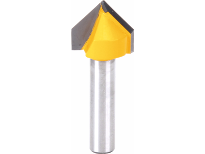 Fräser für "V"-Nut 19 × 15,8/8 mm (90°)