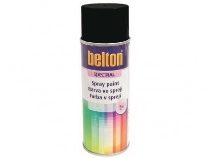 Sprühfarbe BELTON RAL 9005pl, 400 ml SCHWARZ seidenmatt