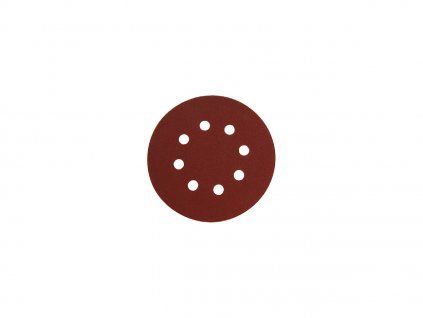 Schleifpapiere, gestanzt, Velcro, Packung. 10 Stück, 125 mm, P80
