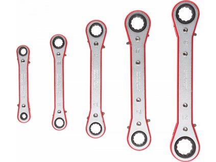 Beidseitige Knarren-Ringschlüssel 5 Stk.