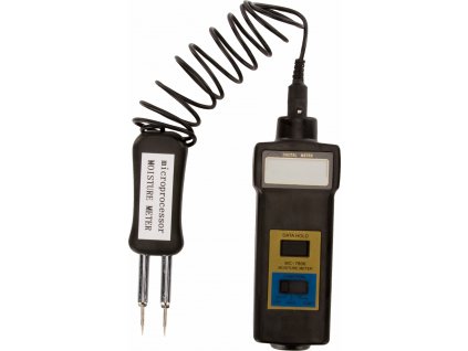 Spitzenfeuchtemeßgerät mit Thermometer