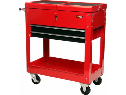 Werkstattwagen mit klappbarer Arbeitsplatte