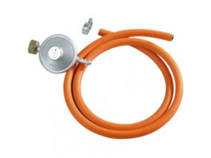 Set - Druckregler 30 mbar, PB-Schlauch 1,5 m, Schlauchschellen