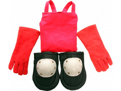 Schutzausrüstung für Schweißer im Satz