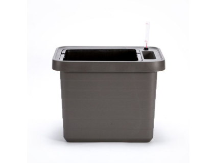 Selbstbewässernder Großvolumen-Pflanzkübel Berberis UNO 45 cm - Anthrazit