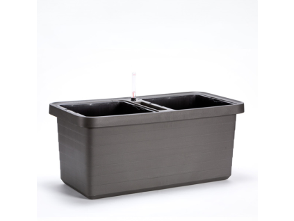 Großvolumiger Berberis DUO Pflanzkasten 80 cm – Anthrazit