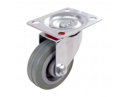 Schwenkbares Gummirad 75mm - 50kg Fixman