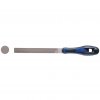 Flache Werkstattfeile 200 mm, mit ergonomischem Griff, 20 × 5 mm, Sek. 2