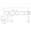 Digitaler Messschieber 40 - 200 mm auf der Innenseite