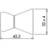 1/2" Flachdüse 32 × 4 mm LOC-LINE