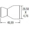 1/2" Strahldüse 28,5 × 4,8 mm LOC-LINE