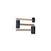 Gummihammer 1000 g, 75 mm, Holzgriff