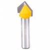Fräser für "V"-Nut 15,8 × 12,7/8 mm (90°)