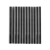 Heißleimstifte, schwarze Farbe, Durchmesser 7,2 × 100 mm, 12 Stück