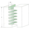 Fräser für Zinkenverbindung 42 × 38/12 – 5F