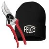 FELCO 2 Scheren + Wintermütze (Geschenkset)