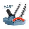 Mehrzweck-Bohrständer mit Bohrfutter, Ø 1–10 mm, Schaft Ø 9 mm, EXTOL PREMIUM